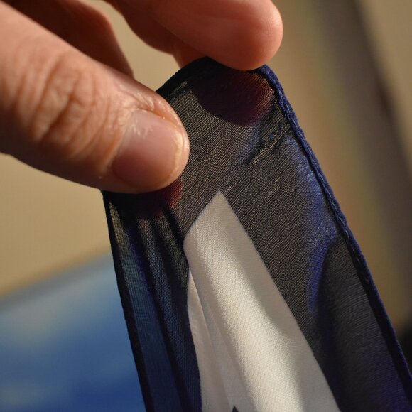 VTG VINTAGE LV RETRO scarf. No tags AT ALL / BUYER DAMAGED ITEM AS IS CONDITION - Picture 7 of 14